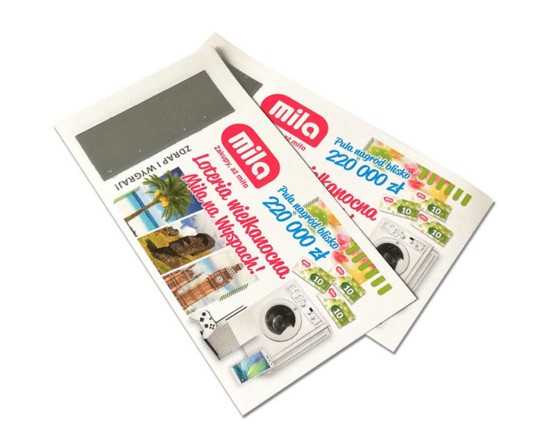 Kupon ze zdrapką Mila