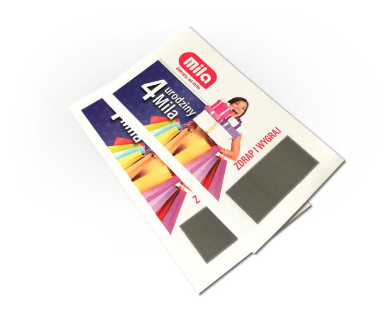 Kupon ze zdrapką Mila