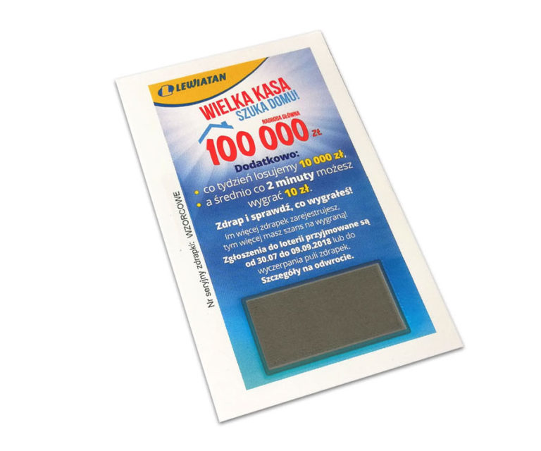 Kupon ze zdrapką Lewiatan