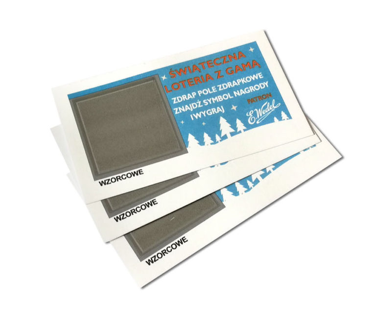 Kupon ze zdrapką Wedel