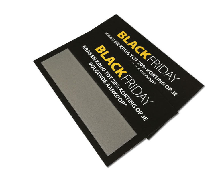 Kupon ze zdrapką 85 x 55 mm