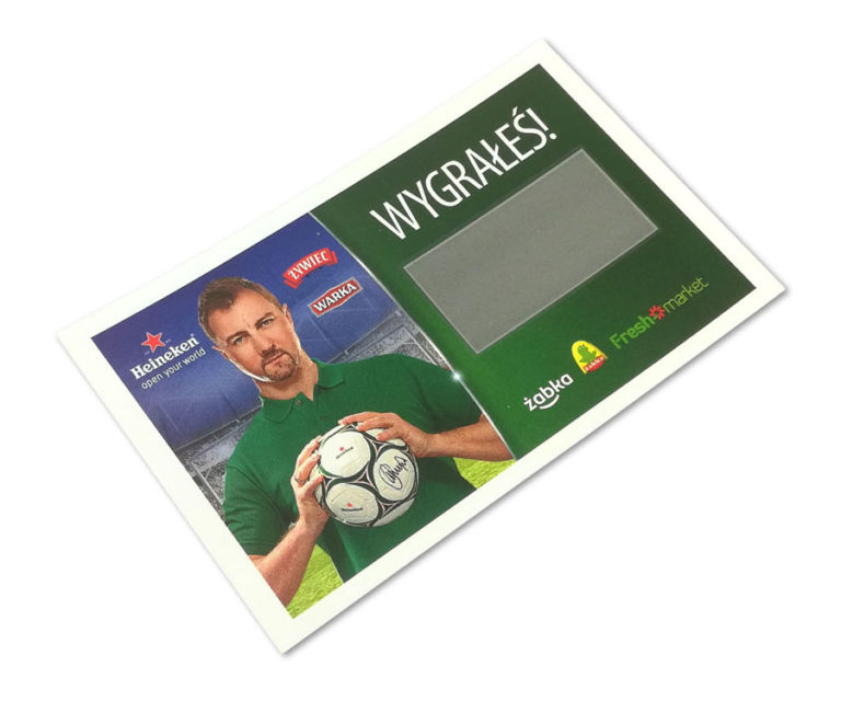 Zdrapka wizytówkowa