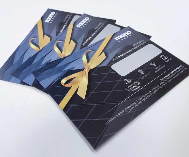 Kupon A6 ze zdrapką