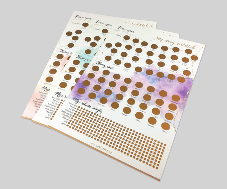 Zdrapki w formie plakatu