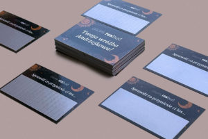 Zdrapki andrzejkowe w formacie wizytówkowym